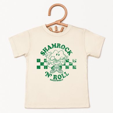 SmileyWorld Shamrock 'N' Roll - Toddler Short Sleeve Graphic T-Shirt