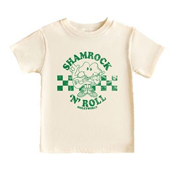 SmileyWorld Shamrock 'N' Roll - Toddler Short Sleeve Graphic T-Shirt