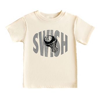 Swish Distressed - Toddler Short Sleeve Graphic T-Shirt