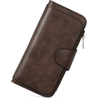 PU Leather RFID Blocking Women's Wallet with Multiple Pockets