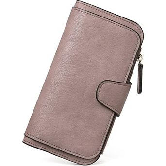 PU Leather RFID Blocking Women's Wallet with Multiple Pockets