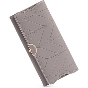 Leather Wallet for Women, RFID Blocking, 9 Card Slots, Multiple Pockets