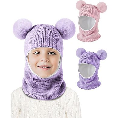 Baby Winter Hat Scarf Set - Versatile, Soft Velvet, Cute Design, Perfect Gift