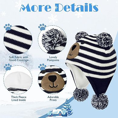 Soft Fleece Lined Hat for Babies - 3 Sizes, Warm, Cozy, Lightweight