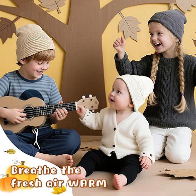 Toddler Beanie Hats, Soft, Warm, Stretchy, Stylish, for Boys/Girls
