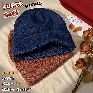 Toddler Beanie Hats, Soft, Warm, Stretchy, Stylish, for Boys/Girls
