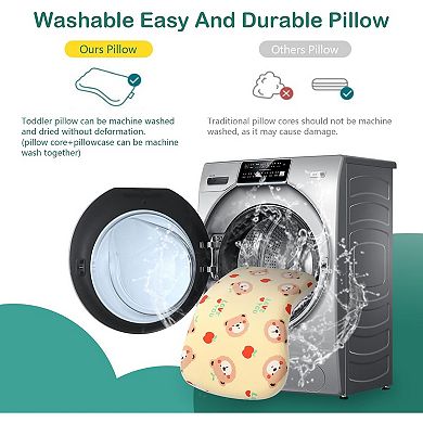 Ergonomic Organic Latex Pillow for Kids - Perfect for 1-2 Year Olds