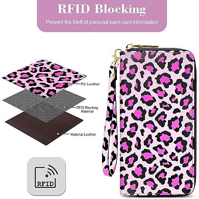 Wristlet Wallet for Women: Slim, Stylish, RFID Blocking, PU Leather, Durable Lining, Easy Access