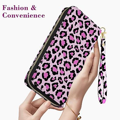 Wristlet Wallet for Women: Slim, Stylish, RFID Blocking, PU Leather, Durable Lining, Easy Access