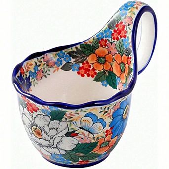 Microwave Safe Soup Bowl with Handle, Vintage Inspired, Perfect for Gifts