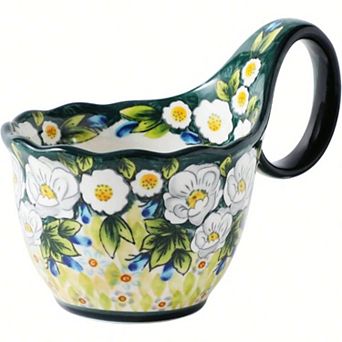 Microwave Safe Soup Bowl with Handle, Vintage Inspired, Perfect for Gifts