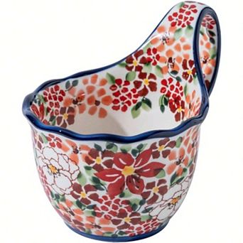 Microwave Safe Soup Bowl with Handle, Vintage Inspired, Perfect for Gifts