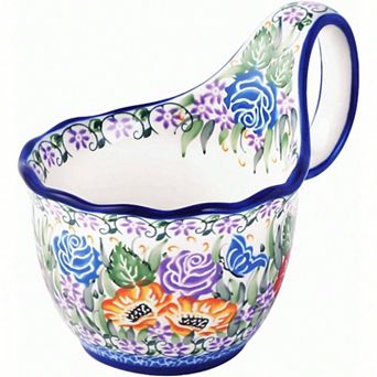 Microwave Safe Soup Bowl with Handle, Vintage Inspired, Perfect for Gifts