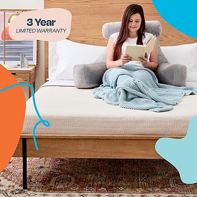 Memory Foam Sitting Pillow - Adjustable for Bed, TV, Reading, Laptop