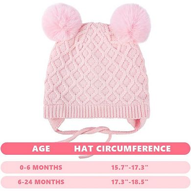 Soft Acrylic Winter Hat for Babies 6-24 Months