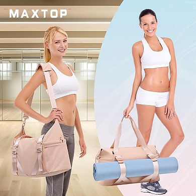 Multi-Purpose Yoga & Travel Duffel Bag with Shoe Pouch