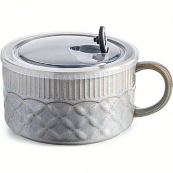 Premium Soup Bowl with Handle for Ramen, Cereal, and Meals