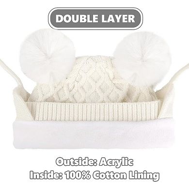 Soft Acrylic Winter Hat for Babies 6-24 Months