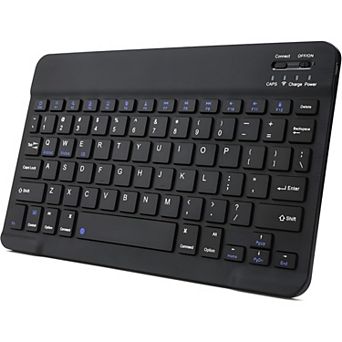 Bluetooth Keyboard for IPad, Rechargeable Slim Portable Wireless Keyboard for IPad Tablets