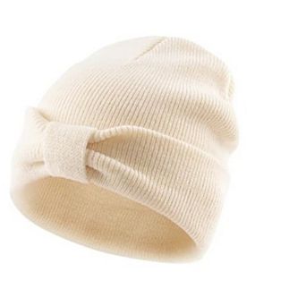 Soft Knit Winter Hat for Babies with Cute Bow
