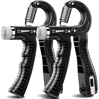 Adjustable Resistance Grip Strengthener with Smart Counting for Forearm, Wrist, Fingers
