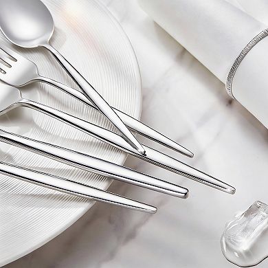 Stainless Steel Flatware Set, 18/10 Grade, Ideal for Home, Restaurant, Wedding, 40-piece