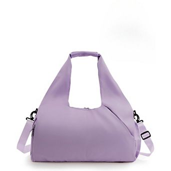 Compact Gym Bag with Yoga Mat Straps, Shoe Compartment, Wet Pocket