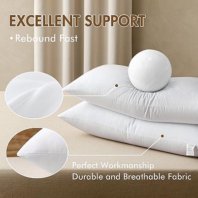 14x36 Inch 7D Virgin Fiber Pillow Insert for Couch Bed