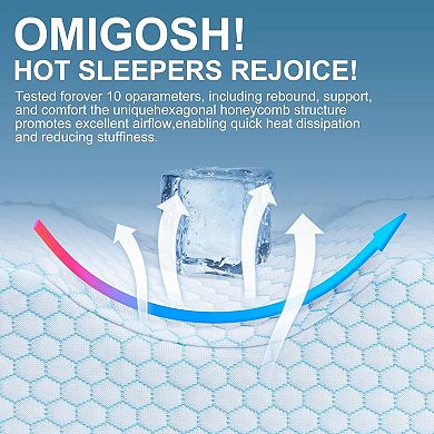 Cooling Memory Foam Leg Pillow for Side Sleepers