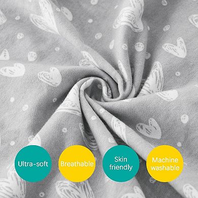 Organic Cotton Toddler Pillowcase 2 Pack, 13x18/14x19, Envelope Closure, Soft Fabric