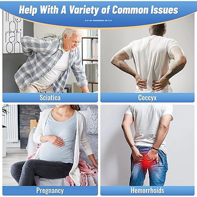 Donut Pillow for Tailbone Pain Relief and Hemorrhoids