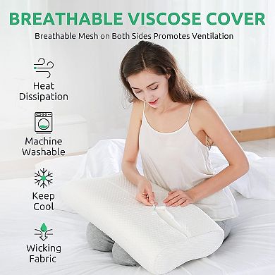 Adjustable Memory Foam Pillow for Neck Support & Comfort