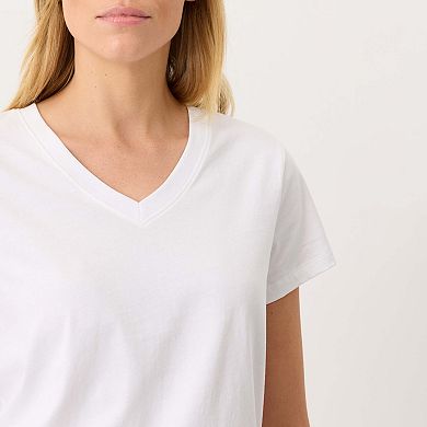 Organic Cotton Essential V-Neck Tee