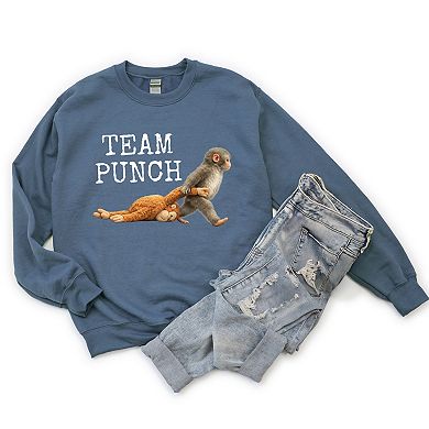 Team Punch Typewriter White - Women's Graphic Sweatshirt