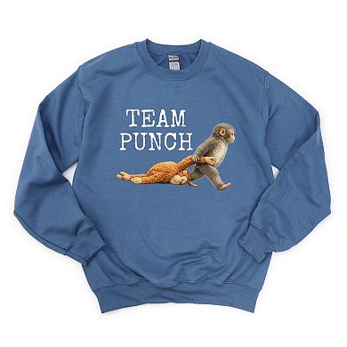 Team Punch Typewriter White - Women's Graphic Sweatshirt