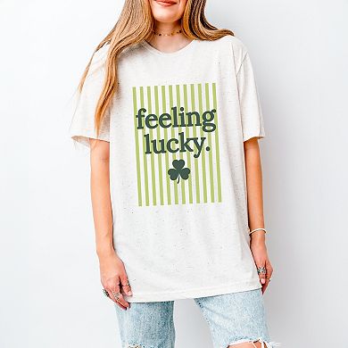 Feeling Lucky Stripes - Women's Short Sleeve Graphic T-Shirt