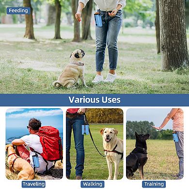 Small-Size Pet Training Treat Bag with Poop Bag Holder & Reflective Strip