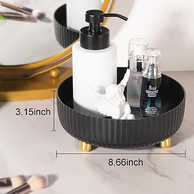 Rotating Makeup Organizer for Vanity and Bathroom