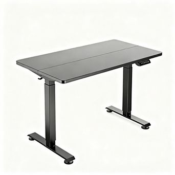 Adjustable Height Wood Desk for Home Office, Study, Gaming