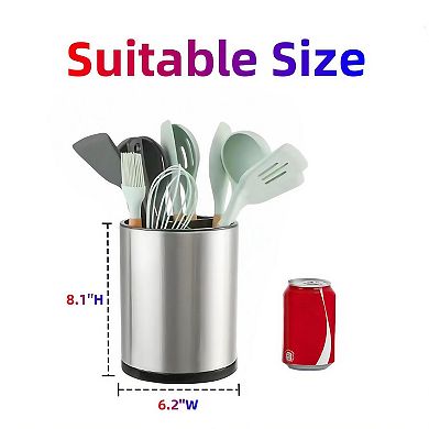 Extra-Large 360° Rotating Stainless Steel Kitchen Utensil Accessories