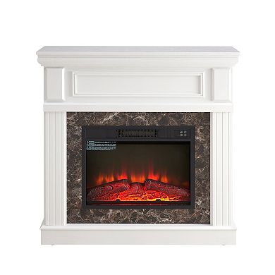 Only Mantel Not Included Fireplace White