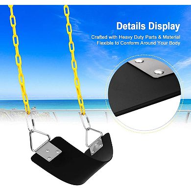 Swing Set Seat Belt with 66 Inch Anti-Rust Chains