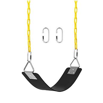 Swing Set Seat Belt with 66 Inch Anti-Rust Chains
