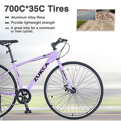 Shimano 7 Speed Hybrid Bike 700C Disc Brake Aluminum Frame City