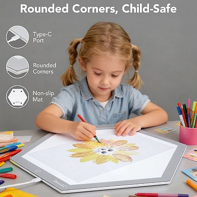 Hexagon LED Light Box for Tracing