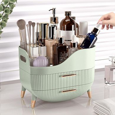 Large Makeup Organizer with Drawers for Skincare and Cosmetics