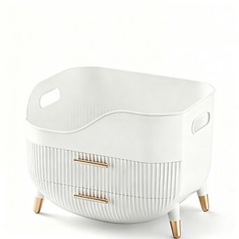 Large Makeup Organizer with Drawers for Skincare and Cosmetics