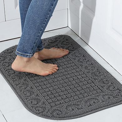 Great Ambitions Anti-Fatigue Polypropylene Kitchen Rug, Non-Slip & Machine Washable