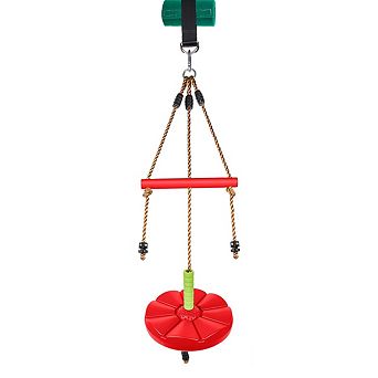 Disc Swing with Monkey Bars Tree Swing Set