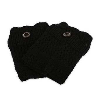 Women’s Winter Crochet Knit Leg Warmers
